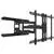 Kanto 39 to 80 inch Full Motion Wall Mount - Black
