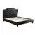 Astara 4-Pieces Bedroom Set in Black Faux Leather