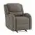 Lazzara Home Geoffery Brown Chenille Upholstered Power Reclining Chair