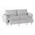 Lexicon Misha 77” 2-Seater Convertible Studio Sofa with Pull-out Bed
