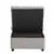 Lexicon Netto Lift Top Storage Bench with Pull-out Ottoman