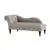 Lazzara Home Verona Brown Button Tufted Upholstered Chaise