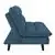 Lexicon Howerton 74.5” Blue Upholstered 2-Seater Elegant Lounger