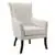 Lazzara Home Weaver Beige Textured Diamond Stitched Back Accent Chair