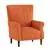 Lazzara Home Carlson Orange Club Channel Tufted Back Accent Chair