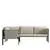 Flash Furniture Black with Beige Indoor/Outdoor Sectional Cushions