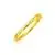 14k Yellow Gold Rounded Bangle with Diamonds Size: 7.25'