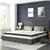 Flash Furniture King Size Platform Bed in Dark Gray with Mattress