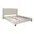 Flash Furniture King Size Platform Bed in Beige Fabric with Mattress