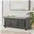 Lexicon Lorain Distressed Gray Lift Top Storage Bench