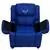 Flash Furniture Personalized Deluxe Padded Blue Vinyl with Storage Arm