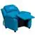 Flash Furniture Personalized Deluxe Heavily Padded Turquoise Vinyl