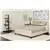 Flash Furniture Tribeca King Size Tufted Platform Bed in Beige Fabric