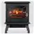 17' Freestanding Electric Fireplace Heater Stove 1400W Realistic Flame