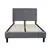 Flash Furniture Platform Bed in Light Gray, Mattress not Included