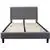 Flash Furniture Queen Platform Bed Light Gray Mattress not Included