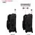 SwissGear Sion Softside Luggage with Spinner Wheels, Black, 3-Pieces