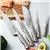 Knife Set with Block, High Carbon Stainless-steel Knives Set