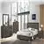 Patras 4-Piece Bedroom Set in Rustic Grey Oak Finish