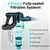 INSE Cordless Vacuum Cleaner, 6-in-1 Rechargeable, 2200 m-A-h Battery