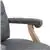 Flash Furniture Gray Fabric Chair with Driftwood Arms and Base