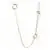 Gold Tone Multi Strand Tricolor Eternity Circle & Crystal Necklace