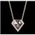 ONE-OF-A-KIND Natural Colored Diamond & Natural White Diamond Necklace