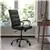 Flash Furniture Mid-Back Black LeatherSoft Chair with Black Frame