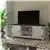 Flash Furniture Ayrith Barn Door TV Stand in White for TV's