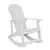 Flash Furniture Set of 4 All-Weather Poly Resin Wood Rocking Chairs