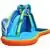 Inflatable Giant Water Slide - Huge Kids Pool 14 Feet Long by 8 Feet