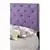 Passion Furniture Suffolk Purple Twin Panel Bed with No Mattress