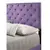 Passion Furniture Suffolk Purple King Panel Bed with No Mattress