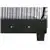 Passion Furniture Suffolk Black Queen Panel Bed with No Mattress
