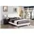 Passion Furniture White Adjustable Queen Panel Bed with No Mattress