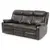 Passion Furniture Ward 76 in. 3-Seater Faux Leather Recliner Sofa