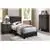 Jena 3-Piece Full Size Youth Bedroom Set in Brown Faux Leather