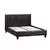 Jena 3-Piece Full Size Youth Bedroom Set in Brown Faux Leather