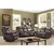 Passion Furniture Ward 55'' Dark Brown 2-Seater Reclining Sofa with Ar