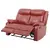 Passion Furniture Ward 55'' Red 2-Seater Reclining Sofa with Arm