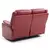 Passion Furniture Ward 55'' Red 2-Seater Reclining Sofa with Arm