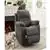 Provdiv 3-Piece Motion Sofa Set in Slate Blue Breathable Leatherette