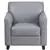 Flash Furniture HERCULES Diplomat Series Gray Leather Chair
