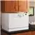 6-Place-Settings 680-Watt AC Countertop Dishwasher (White) Magic Chef