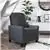 Flash Furniture Carson Style Push Back Chair - Pillow Back Gray Fabric