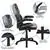 Flash Furniture X10 Gaming Adjustable Chair, Gray/Black LeatherSoft