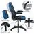 Flash Furniture X10 Gaming Adjustable Chair, Blue/Black LeatherSoft