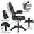 Flash Furniture X10 Gaming Chair Adjustable Chair, Black LeatherSoft