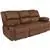 Flash Furniture Harmony Series Chocolate Brown Microfiber Sofa