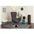 Flash Furniture Egg Series Dark Gray Fabric Side Reception Chair